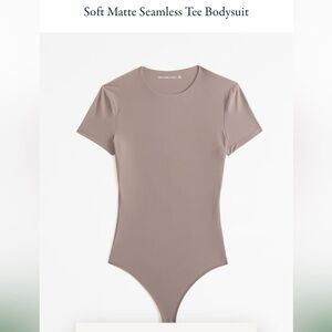 Abercrombie Soft Matte Short Sleeve Tee Bodysuit